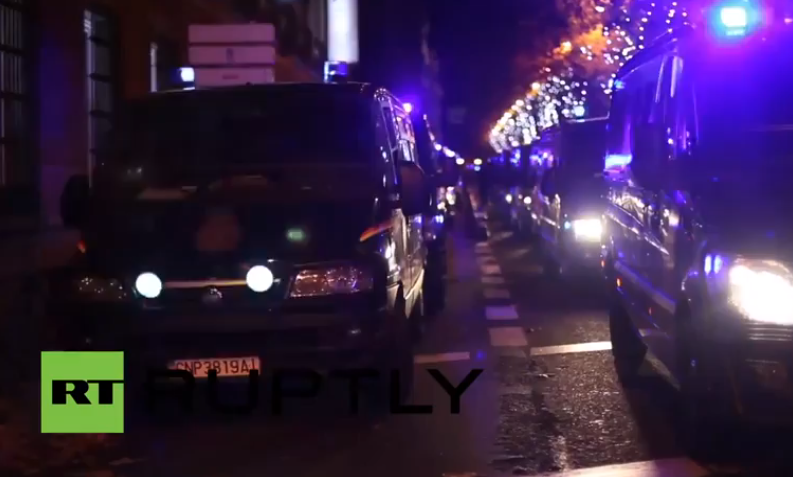 Violentos choques entre Policía y manifestantes en Madrid cerca del Congreso