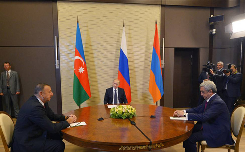 Putin recibe a los presidentes de Armenia y Azerbaiyán en torno a las negociaciones por Nagorno Karabaj