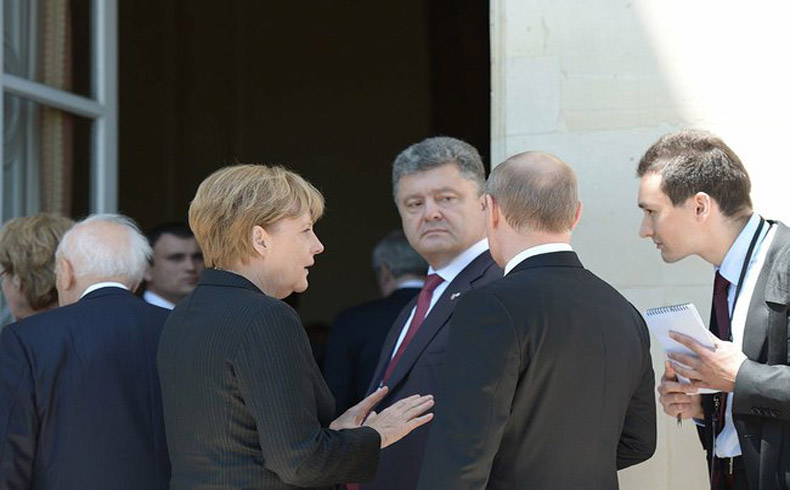 Se reunen en Minsk Putin y Poroshenko con la mediación de UE