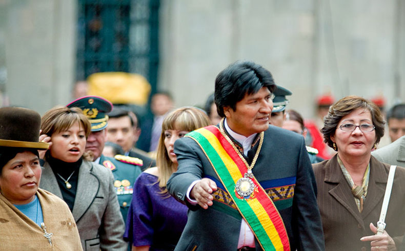 El Sr. Presidente Evo Morales en visita de Estado, la semana pasada en Argentina