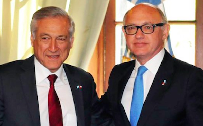 Cancilleres Timerman y Muñoz firman protocolos adicionales al Tratado de Maipú