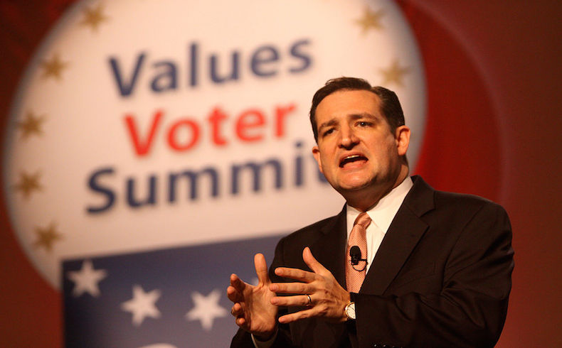 El senador estadounidense Ted Cruz anuncia su postulación presidencial