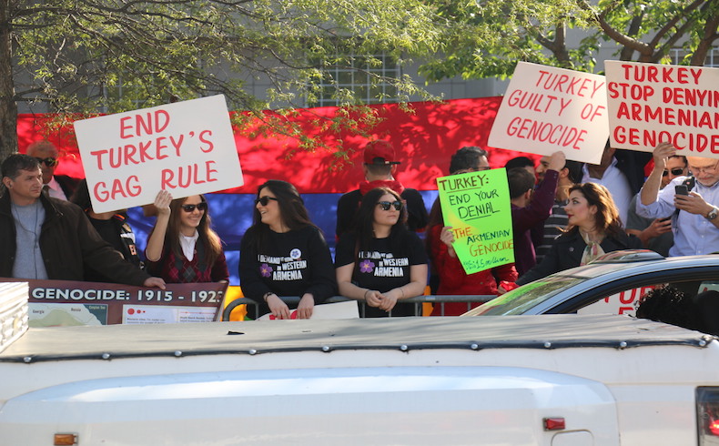 Los turcos de América del Norte protestan contra las aseveraciones de los armenios