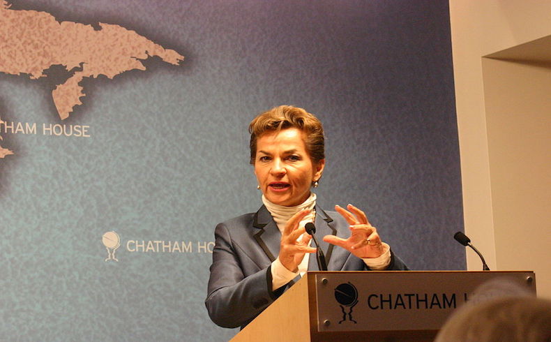 Christiana Figueres; debemos hacer todo lo posible para despoblar el planeta