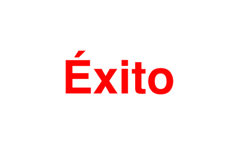 Éxito