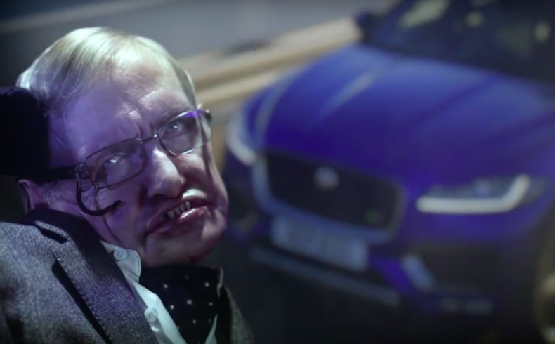 Stephen Hawking, nueva imagen de los coches Jaguar