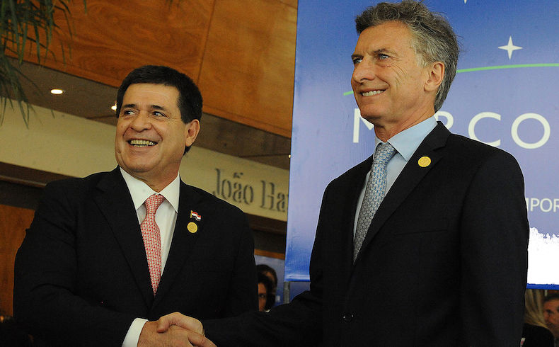 Presidente Cartes en Buenos Aires analizó Mercosur y la deuda de Yaciretá