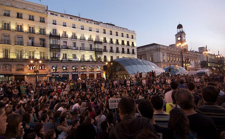 Elevado paro en España